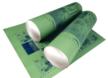 Marketing of TORAY WATERLESS PLATE™ offset printing plate requiring no dampening water began.